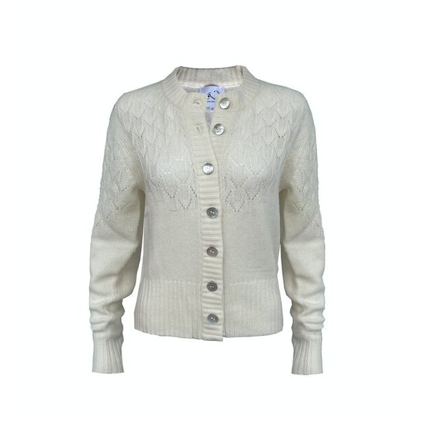 Sandra Stachura Luxury Design Sweter Klasyczny Beżowy Basic Fit