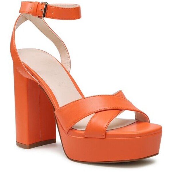 ONLY Shoes Sandały Onlatum-3 15288433 Pomarańczowy