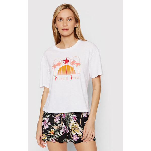 O'Neill T-Shirt Paradise 1850013 Biały Relaxed Fit