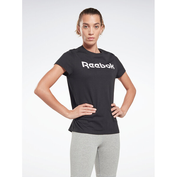 Reebok T-Shirt Training Essentials Graphic HT6184 Czarny Regular Fit