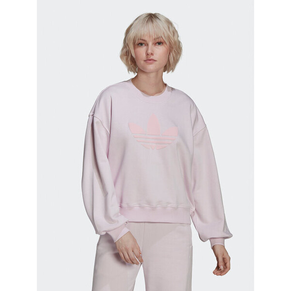 adidas Bluza Crew Sweatshirt HU1604 Różowy