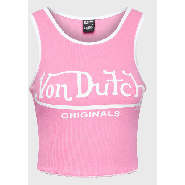 Von Dutch Top Ashley 6231062 Różowy Slim Fit