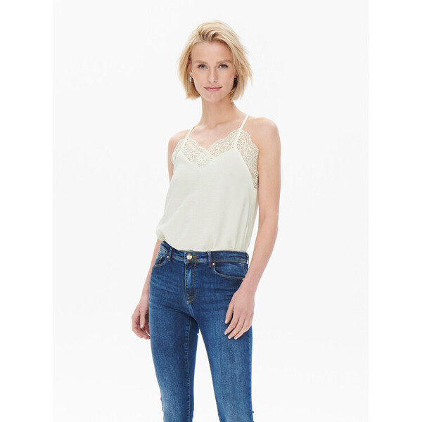 ONLY Top Mette 15260194 Beżowy Regular Fit