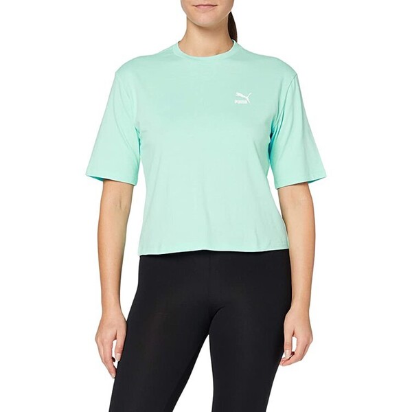 Puma T-Shirt Graphic Niebieski Casual Fit