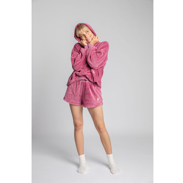 LaLupa Szorty piżamowe LA005 Fioletowy Comfortable Fit