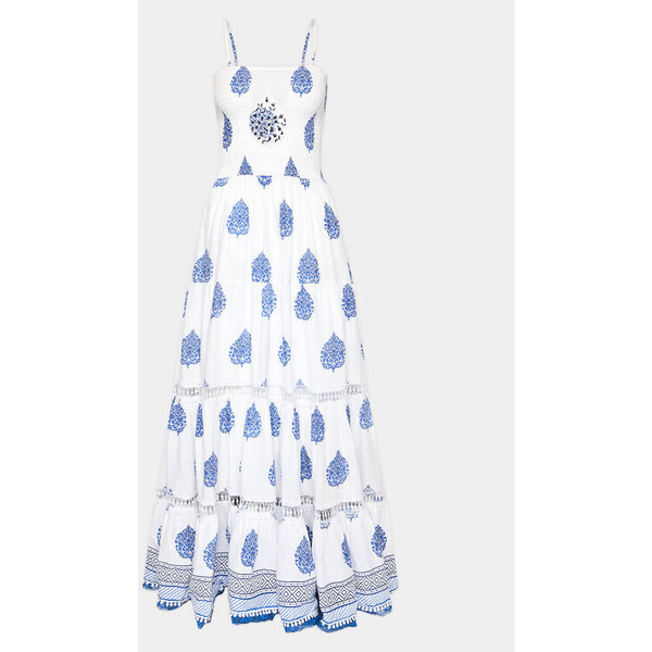 Iconique Sukienka letnia IC23 064 Biały Regular Fit