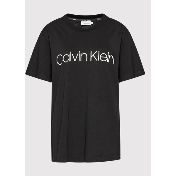 Calvin Klein Curve T-Shirt Inclusive K20K203633 Czarny Regular Fit