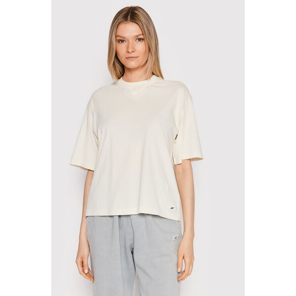 Reebok T-Shirt Classics Natural Dye HH9704 Beżowy Relaxed Fit