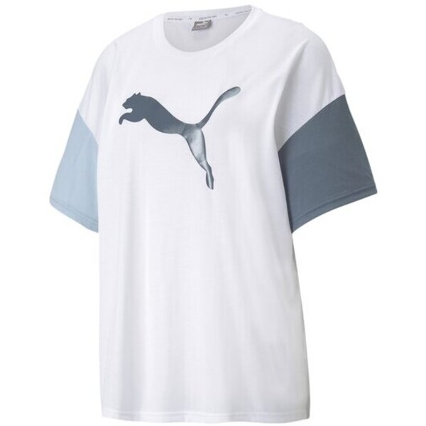Puma T-Shirt 589482 Biały Regular Fit
