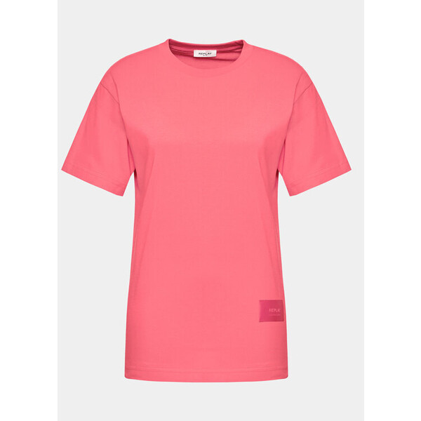 Replay T-Shirt W3591M.000.23608P Różowy Regular Fit