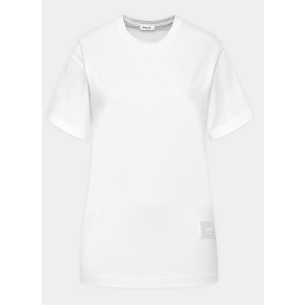 Replay T-Shirt W3591M.000.23608P Biały Regular Fit