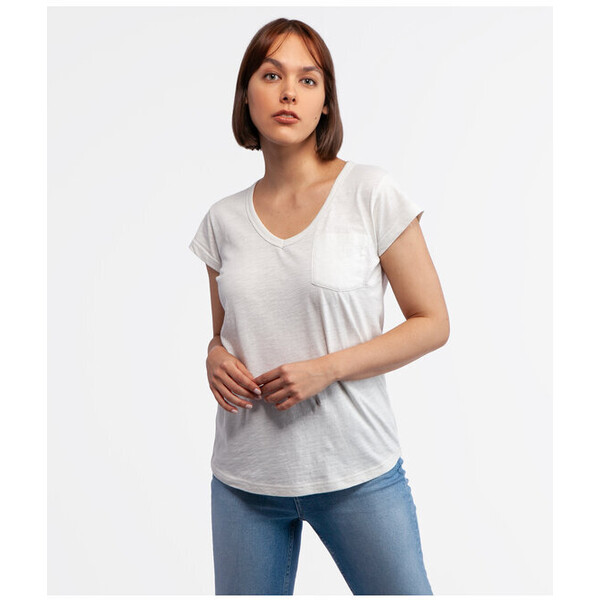 Lee Cooper T-Shirt OLIVIA Biały Regular Fit
