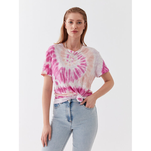 Zadig&Voltaire T-Shirt Omma Tie&amp;Dye JWTS01497 Kolorowy Relaxed Fit