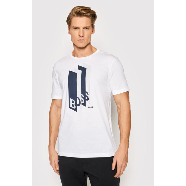 Boss T-Shirt Tee 2 50462873 Biały Regular Fit