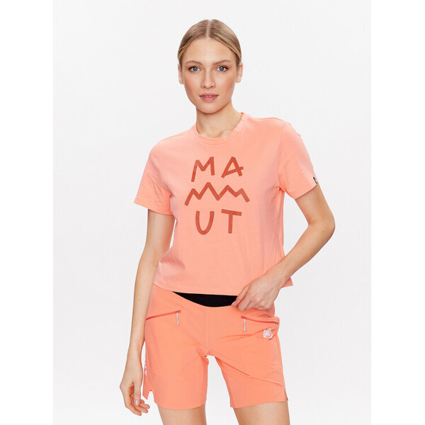Mammut T-Shirt 1017-05170 Różowy Regular Fit