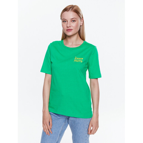 b.young T-Shirt 20813337 Zielony Regular Fit