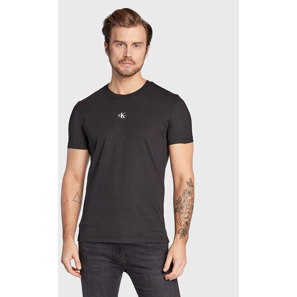 Calvin Klein Jeans T-Shirt Monogram J30J322466 Czarny Regular Fit