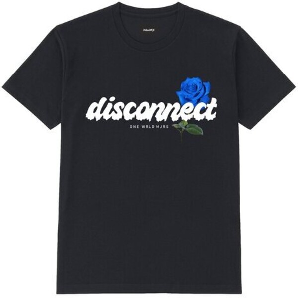 Majors T-Shirt Disconect Czarny Basic Fit