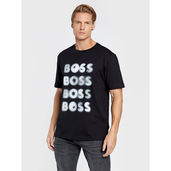 Boss T-Shirt Teetrury 2 50478776 Czarny Relaxed Fit