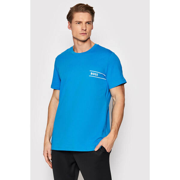 Boss T-Shirt 50469154 Niebieski Regular Fit