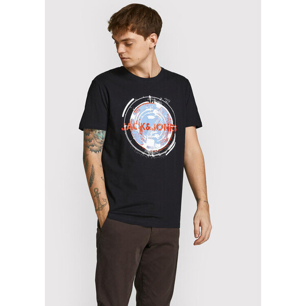 Jack&Jones T-Shirt Filt 12205221 Czarny Regular Fit