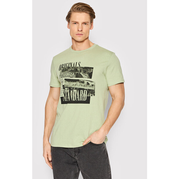 Jack&Jones T-Shirt Jungleone 12205959 Zielony Regular Fit