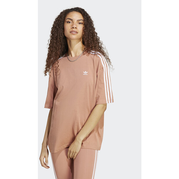 adidas T-Shirt Adicolor Classics Oversized T-Shirt IB7450 Brązowy Relaxed Fit