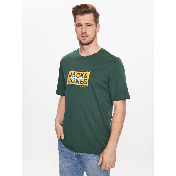 Jack&Jones T-Shirt 12232649 Zielony Standard Fit