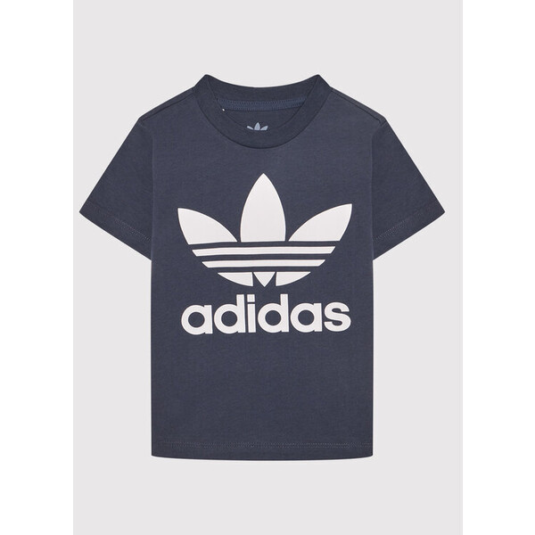 adidas T-Shirt Trefoil HE2190 Granatowy Regular Fit