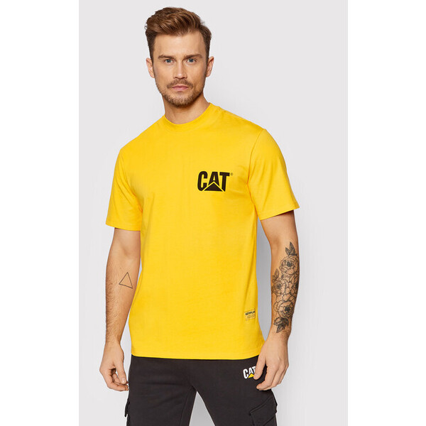 CATerpillar T-Shirt 2511866 Żółty Regular Fit