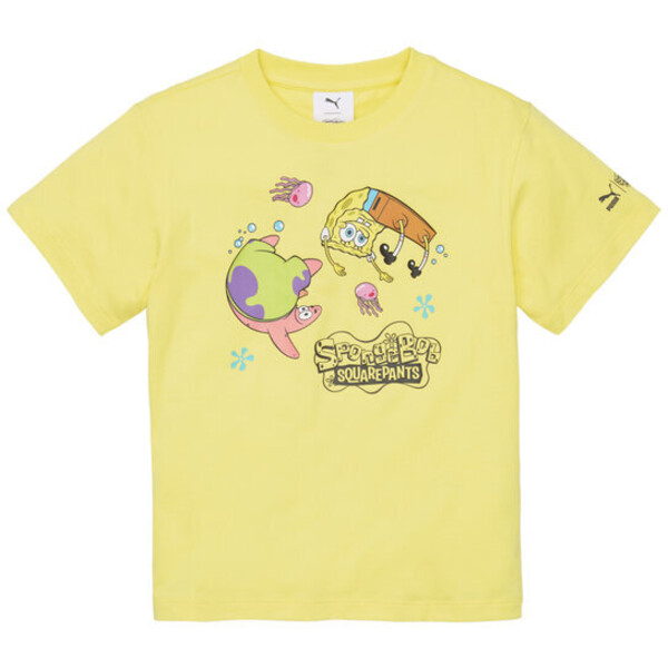Puma T-Shirt 538675 Żółty Regular Fit
