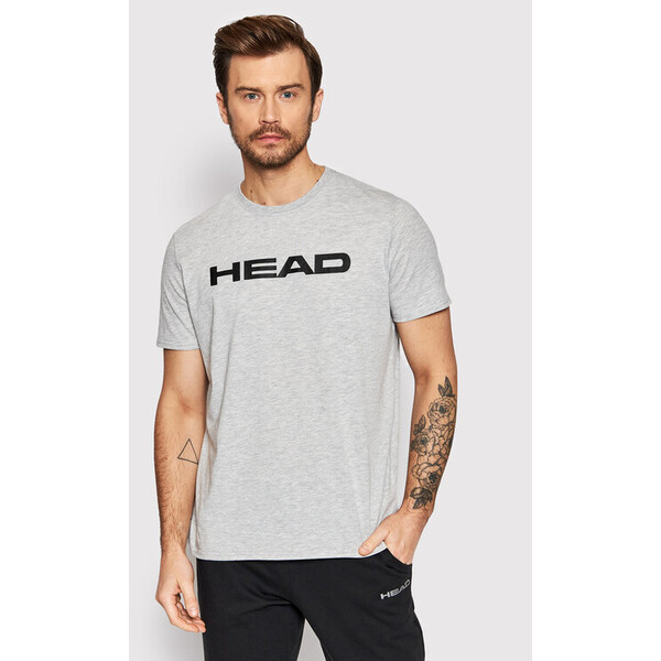 Head T-Shirt Club Ivan 811400 Szary Regular Fit