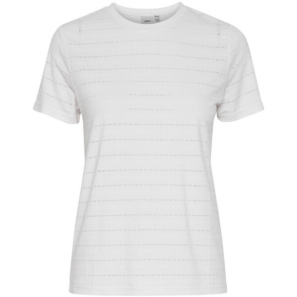 ICHI T-Shirt 20118086 Biały Regular Fit