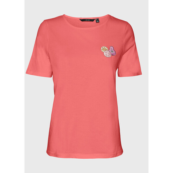 Vero Moda T-Shirt Pany 10284992 Różowy Regular Fit
