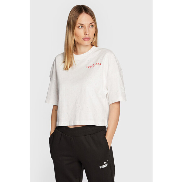 Puma T-Shirt RE:Collection 535595 Beżowy Relaxed Fit