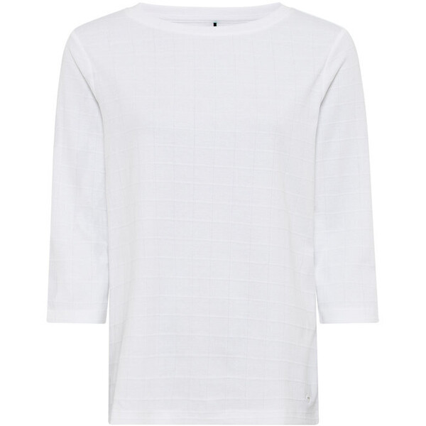 Olsen T-Shirt 11100087 Biały Regular Fit