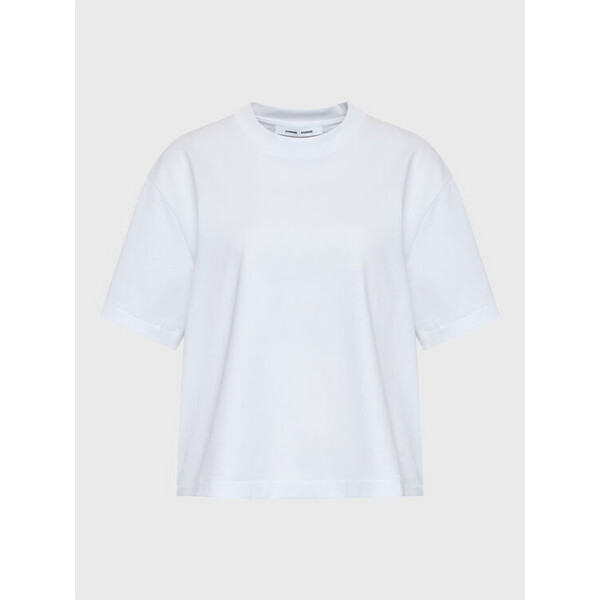 Samsøe Samsøe T-Shirt Sienna F23100117 Biały Regular Fit
