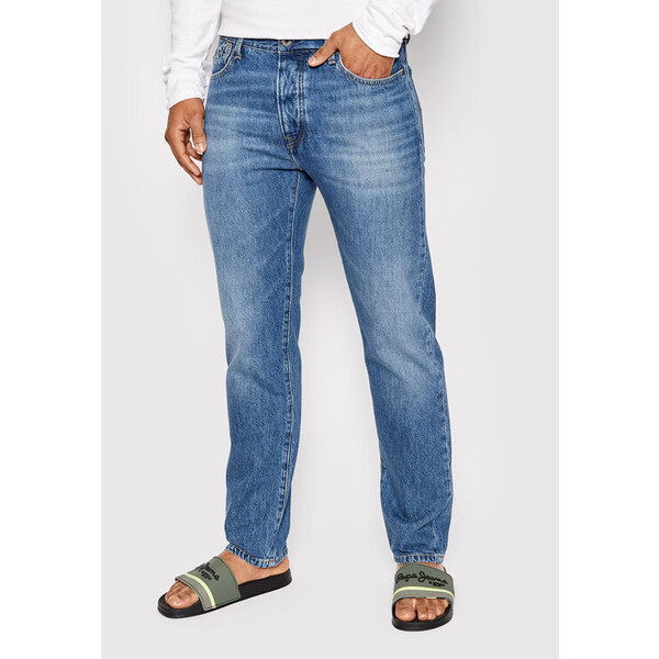 Pepe Jeans Jeansy Byron PM206316 Niebieski Relaxed Fit
