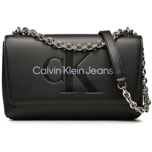 Calvin Klein Jeans Torebka Sculpted Ew Flap Conv25 Mono K60K607198 Czarny
