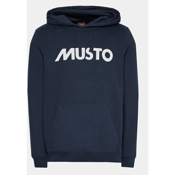 Musto Bluza Logo 82446 Granatowy Regular Fit