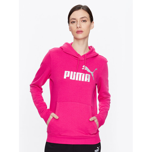 Puma Bluza Ess 849096 Różowy Regular Fit