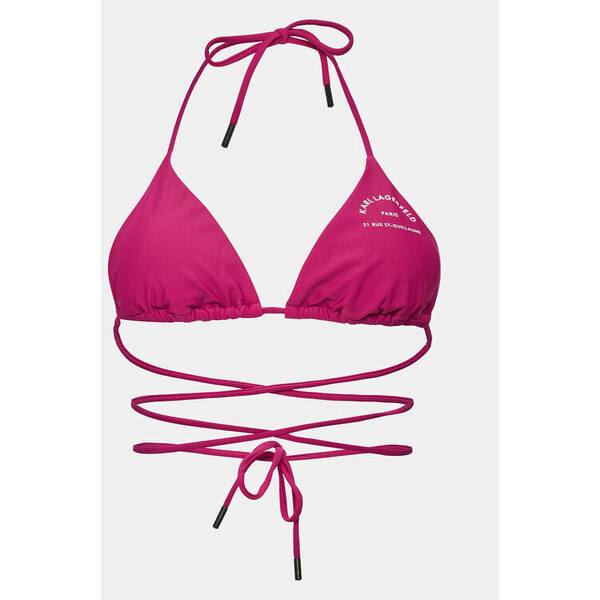 KARL LAGERFELD Góra od bikini 230W2215 Różowy
