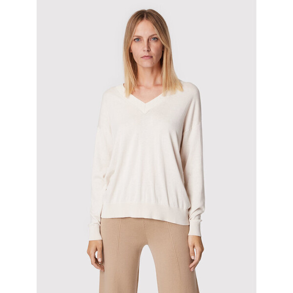 Weekend Max Mara Sweter Martina 53660729 Beżowy Relaxed Fit