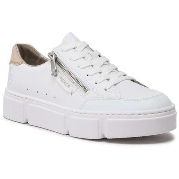 Rieker Sneakersy N5915-80 Biały