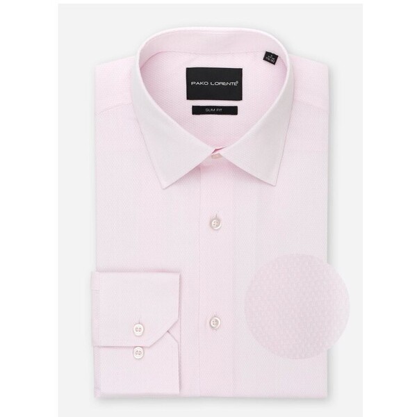 Pako Lorente Koszula P000B-1X-509 Różowy Slim Fit