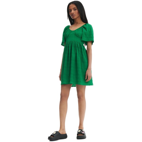 Cropp Zielona sukienka ze wzorem 5625S-77X