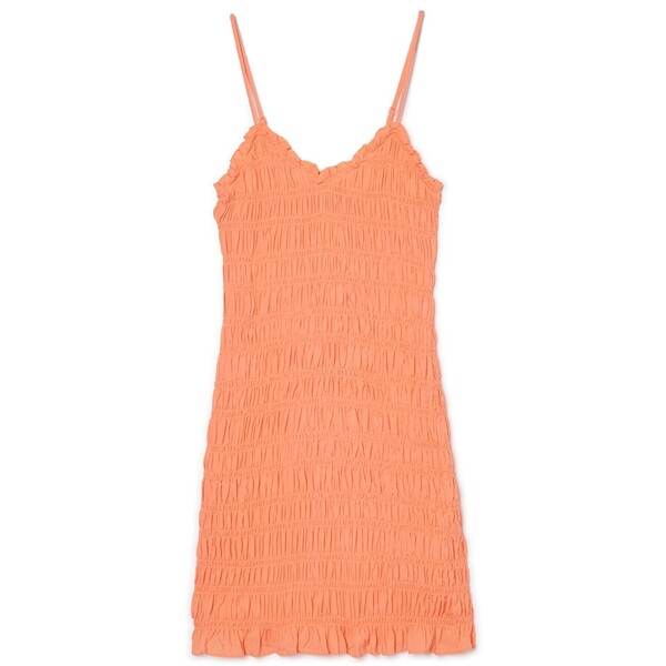 Cropp Pomarańczowa sukienka na ramiączkach 2681W-32X