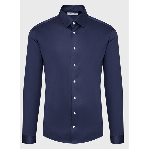 Eton Koszula 100003973 Granatowy Slim Fit