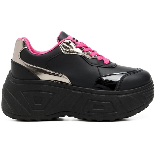 Cropp Czarno-różowe sneakersy 9895U-99X