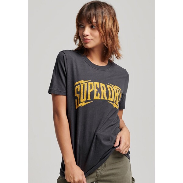 Superdry T-shirt z nadrukiem SU221D2FA-C11